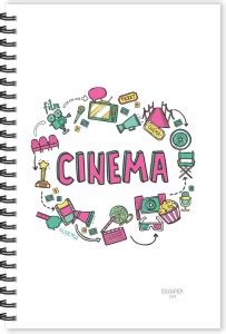 ESCAPER Cinema Doodle Diary (Ruled - A5 Size - 8.5 x 5.5 inches ...
