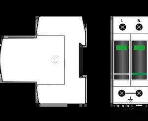 DAC1-13S-11-275 - Type 1+2 AC surge protector single-phase, CITEL