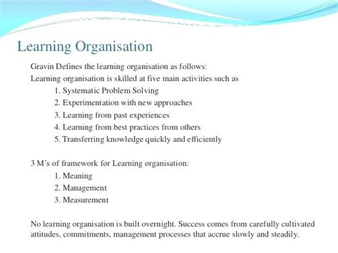 Image result for A Learning Organization Definition