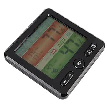 Temperature Humidity Monitor Real Time Monitoring Digital Clock ...