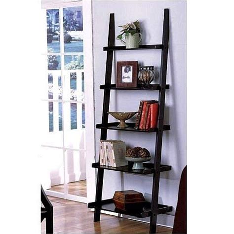 Buy Keon Furniture Sheesham Wood 5 Tier Ladder Shape Wall Rack Book ...