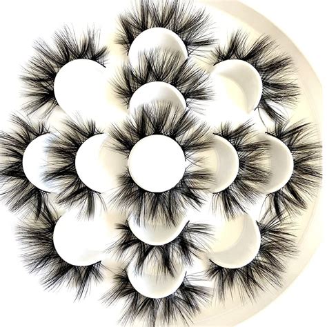 Buy Sunniess Imported Korea Fiber Faux Mink False Eye lashes Handmade ...