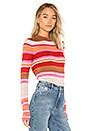 Free People Show Off Your Stripes Tee in Red | REVOLVE