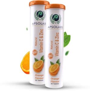 APSOLABS Effervescent Vitamin C Tablets for Immunity Antioxidant ...