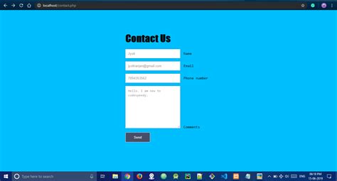 Image result for Contact Form PHP Code