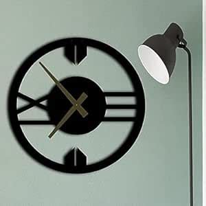 Buy Jobid Venture Star Design Wooden Art Modern Wall Clock for Home ...