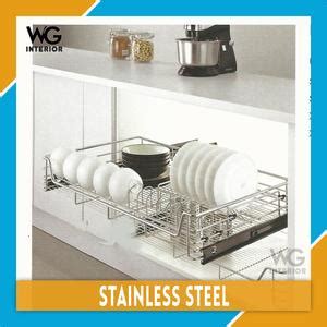 Jual Rak Piring Dan Mangkuk Tarik Stainless Vitco 90cm XC 29090 - Kota ...