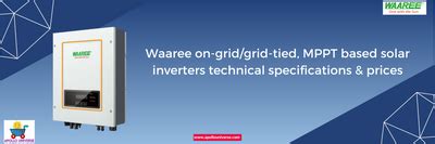 Waaree on-grid/grid-tied solar rooftop inverter datasheet as per