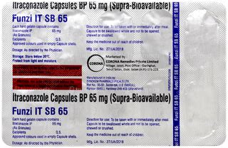 Funzi It Sb 65 Mg Capsule 10 - Uses, Side Effects, Dosage, Price | Truemeds