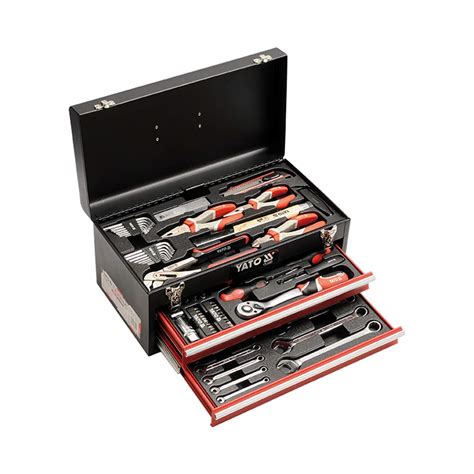 Yato YT-38951 81 Pcs Tools Set|Galvanized steel sheet 0.6 mm|CrV 50BV30 ...