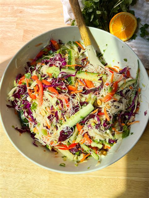 Spring Roll Salad - stokedathome.com