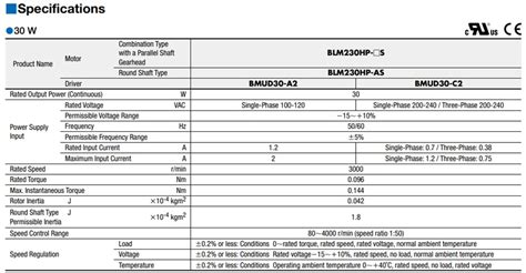 Brushless Motor, BLM Series | ORIENTAL MOTOR | MISUMI India