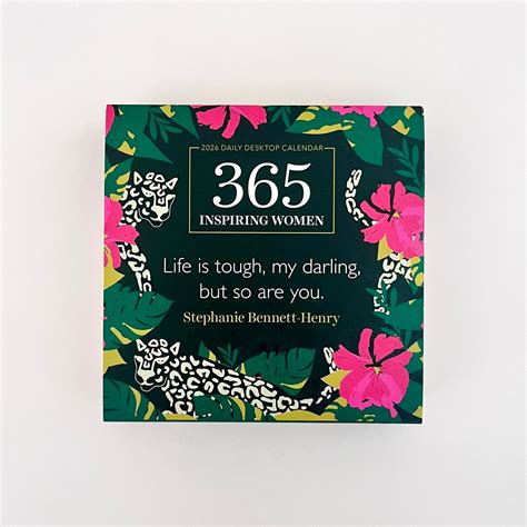 2026 365 Inspiring Women Daily Desktop Calendar
