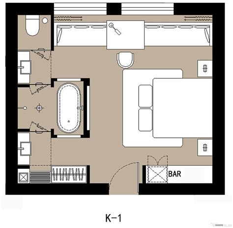 Hotel Room Design Plan