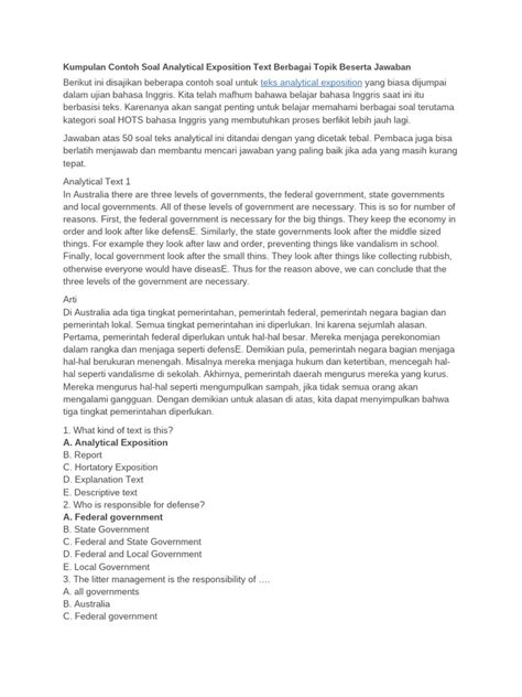 Image result for Contoh Analytical Exposition Text