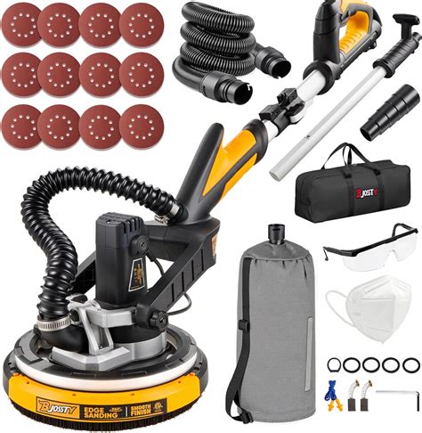 Drywall Sander with Vacuum Dust Collector, High Power 7-AMP Electric ...