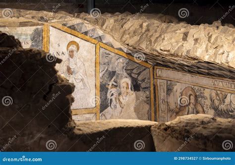 Religious Paintings and Frescoes of Saints and the Passion of Christ in ...