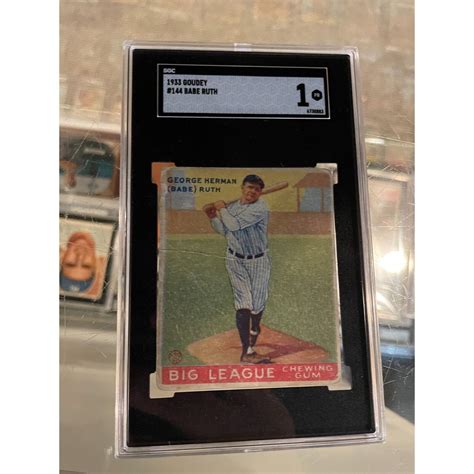 Babe Ruth Yankees Card