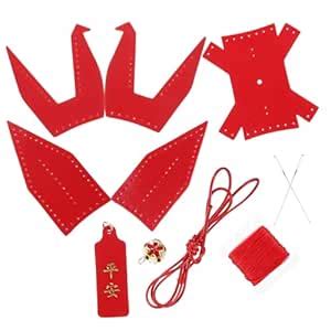 VICASKY DIY Cranes Making Kit Car Pendant Decor Sewing Decor Kit ...