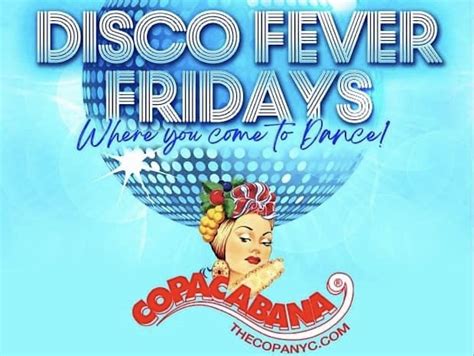 Disco Fever Fridays Party at Copacabana, Copacabana, New York, 28 April ...