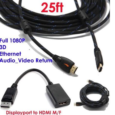 Buy YarMonth - Premium DisplayPort to HDMI Male to Female Cable Adapter ...