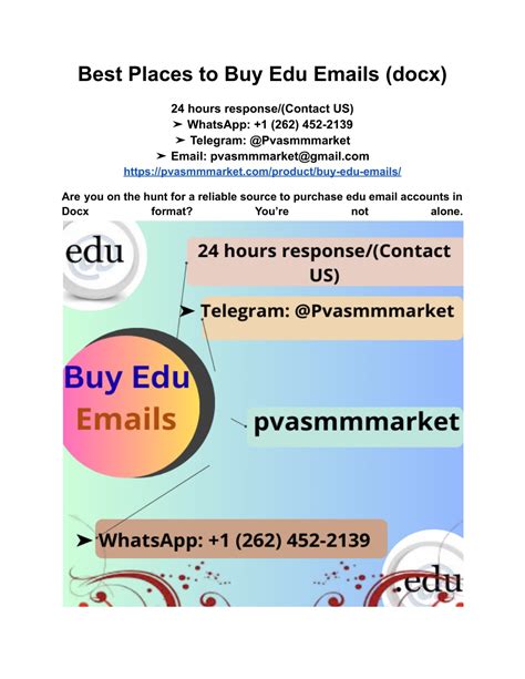PPT - Best Places to Buy Edu Emails (docx) PowerPoint Presentation ...