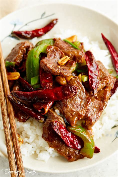 Kung Pao Beef - Craving Tasty