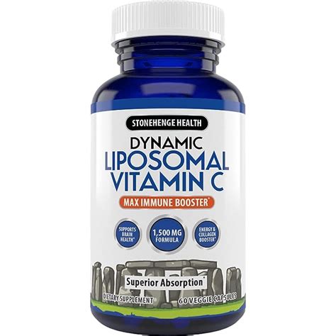 Buy Dynamic Liposomal Vitamin C 1500mg - 60 Capsules - Advanced Formula ...