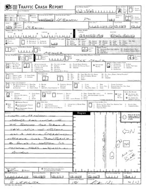 Crash Report Form - Blank Fillable Template | Fill Out, Print ...