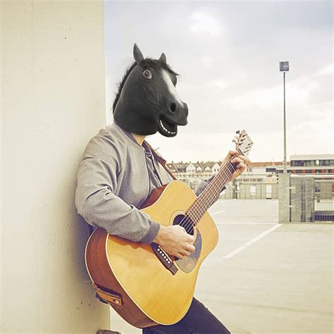 Buy Deluxe Horse Mask Latex Halloween Costume Animal Cosplay Full Head ...