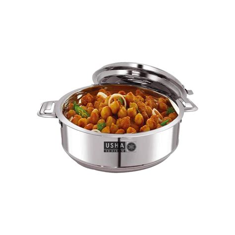 Buy USHA SHRIRAM 304 Stainless Steel Insulated Casserole (1.5L ...