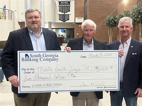 South Georgia Banking Company honors Grady Thompson’s service with ...