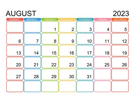 Printable Monthly Calendar August 2023 - Printable Calendars AT A GLANCE