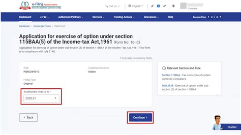 Form 10-IC User Manual | Income Tax Department