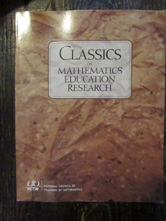 Buy Classics in Mathematics Education Research Book Online at Low ...
