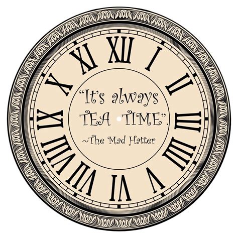 Free-Printable-clock-faces-white-and-antique-white | Alice in ...