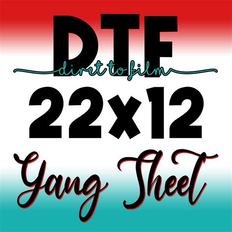 DTF Transfer Gang Sheets :: Custom Thread Art