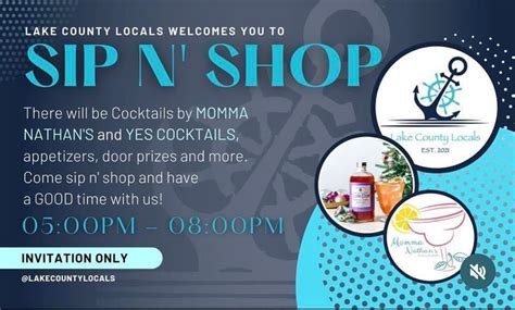 Sip and Shop, Lake County Locals, Mentor, 31 March 2023 | AllEvents.in