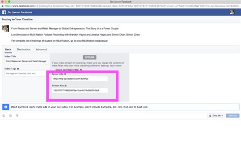 Image result for FB Live Stream Key
