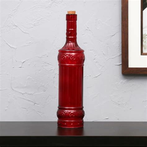 Buy Galaxy Peaches Glass Bottle from Home Centre at just INR 249.0