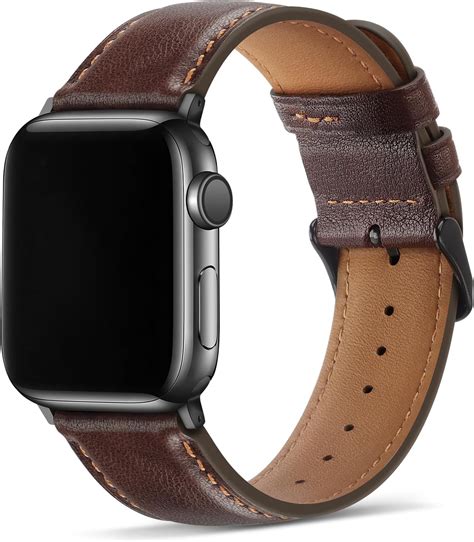 Amazon.com: Fullmosa Compatible with Apple Watch Band Retro Leather ...