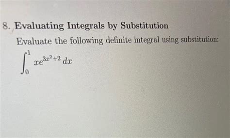 Evaluate Integrals Using Substitution 的图像结果