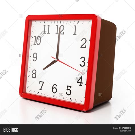 Square Alarm Clock 8 O Image & Photo (Free Trial) | Bigstock