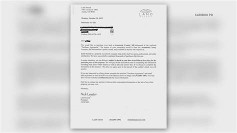 Caribou police warn about new scam circulating by mail ...
