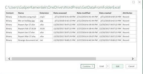 Image result for Power Query Folder