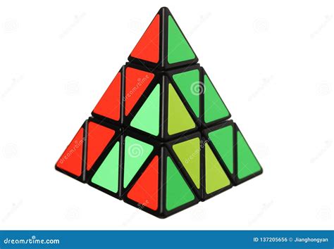 Rubik`s Pyramid Looking Cube Called Pyraminx Used For Speedsolving ...