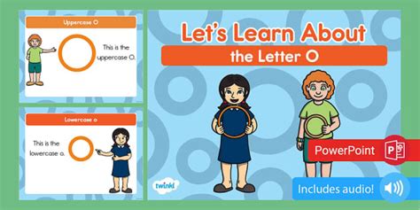 Alphabet: Let's Learn About the Letter O PowerPoint for PreK-K