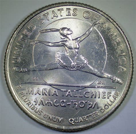 NEW ERROR 2023 P BU Maria Tallchief quarter Die Chips In Hair | eBay