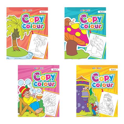 Buy Jolly Kids Copy Colour 1, 2, 3 & 4 (Set of 4) [Paperback] Jolly ...