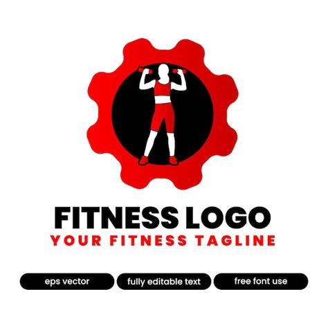 Fitness logo | Premium Vector